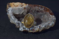 Pierścionek Cytryn r.15 Srebro 925 - 10