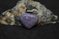 Zawieszka Wisiorek Czaroit Srebro 925 - 3