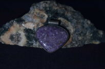 Zawieszka Wisiorek Czaroit Srebro 925 - 7