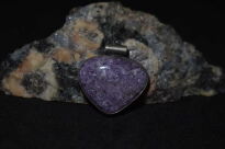 Zawieszka Wisiorek Czaroit Srebro 925 - 8