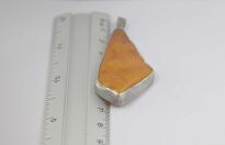 Zawieszka Wisior Naturalny Bursztyn Bałtycki Srebro 925 - 8