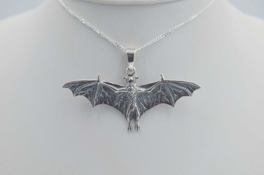 Zawieszka Nietoperz Srebro 925