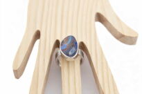 Pierścionek Opal boulder Australia naturalny ręcznie robiony srebro 925 r.20 - 6