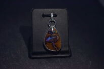 Opal australijski typu boulder Wisiorek srebro 925 rękodzieło - 3