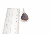 Opal australijski typu boulder Wisiorek srebro 925 rękodzieło - 15