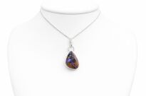 Opal australijski typu boulder Wisiorek srebro 925 rękodzieło - 8