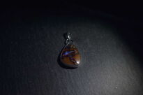 Opal australijski typu boulder Wisiorek srebro 925 rękodzieło - 9