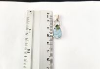 Zawieszka Surowy Niepolerowany Akwamaryn Srebro 925 - 15