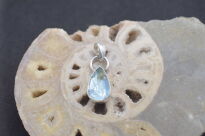 Zawieszka Surowy Niepolerowany Akwamaryn Srebro 925 - 10