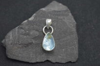Zawieszka Surowy Niepolerowany Akwamaryn Srebro 925 - 4