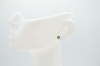 Kolczyki Małe Oliwin Perydot Fasetowany (5 mm) Sztyft Srebro 925 - 11