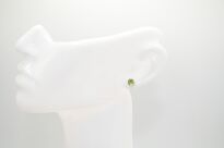 Kolczyki Małe Oliwin Perydot Fasetowany (5 mm) Sztyft Srebro 925 - 2