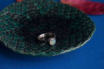 Pierścionek Opal Etiopski Wello r.10 Srebro 925 - 10