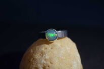 Pierścionek Opal Etiopski Wello r.10 Srebro 925 - 3