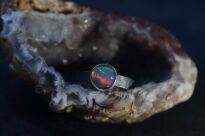 Pierścionek Opal Etiopski Wello r.10 Srebro 925 - 4