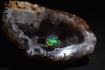 Pierścionek Opal Etiopski Wello r.10 Srebro 925 - 8