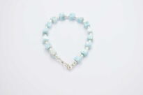 Bransoleta Larimar Naturalny Srebro 925 - 16