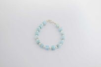 Bransoleta Larimar Naturalny Srebro 925 - 5