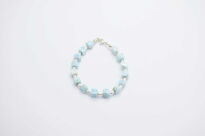 Bransoleta Larimar Naturalny Srebro 925 - 9