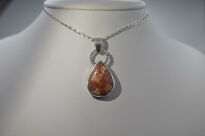 Wisiorek Zawieszka Opal Meksyk Cantera Srebro 925 Piękny Okaz - 4