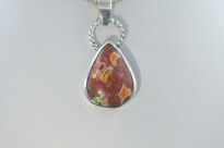 Wisiorek Zawieszka Opal Meksyk Cantera Srebro 925 Piękny Okaz - 14