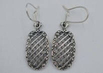 Kolczyki Ażurowe Srebro 925 - 3