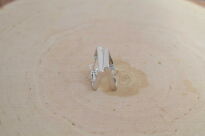 Kolczyki kwadraty geometryczne na zatrzask klasyczne srebro 925 - 2