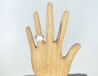 Pierścionek Perła r.9 Srebro 925 Rękodzieło - 7