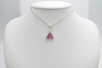 Zawieszka Turmalin Arbuzowy Srebro 925 - 14