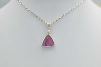 Zawieszka Turmalin Arbuzowy Srebro 925 - 2