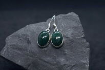 Kolczyki Wiszące Awenturyn  Srebro 925 - 12