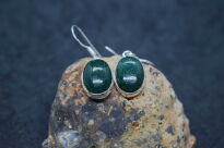 Kolczyki Wiszące Awenturyn  Srebro 925 - 5