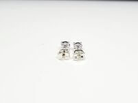 Małe Kolczyki Cytryn Sztyft Srebro 925 - 5