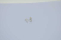 Małe Kolczyki Ametyst Fasetowany Sztyft Srebro 925 - 8