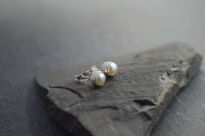 Kolczyki Małe Kolczyki Perła Perełka Sztyft Srebro 925 - 7