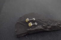 Kolczyki z bursztynem bałtyckim sztyfty srebrne 925 - 5