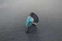 Pierścionek z Turkusem Srebro 925 r.12 Turkus Rękodzieło - 9