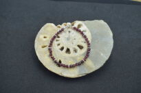 Bransoleta Granat Naturalny Kulki Fasetowane Srebro 925 - 3