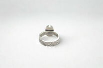 Pierścień Opal Etiopski Pomarańczowy r.18 Srebro 925 - 17