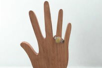 Pierścień Opal Etiopski Pomarańczowy r.18 Srebro 925 - 9