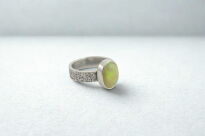 Pierścień Opal Etiopski Pomarańczowy r.18 Srebro 925 - 10