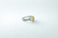 Srebrny pierścionek z cytrynem – rozmiar 18 Srebro 925 - 7