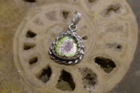 Zawieszka Turmalin Arbuzowy, Srebro 925 - 8