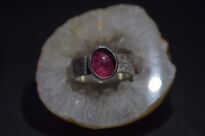 Pierścionek Turmalin Różowy Rubelit Srebro 925 - 3