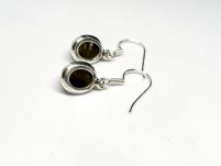 Kolczyki Wiszące Niebieski Labradoryt Srebro 925 - 13