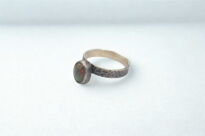 Pierścień Ciemny Opal z Etiopii r.16 Srebro 925 - 3