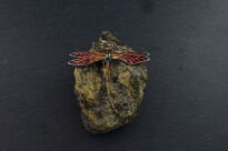 Zawieszka Ważka Czerwona Srebro 925 - 6