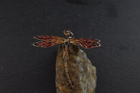 Zawieszka Ważka Czerwona Srebro 925 - 2