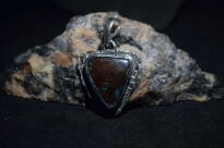 Wisiorek Opal Australia Boulder Srebro 925 - 15