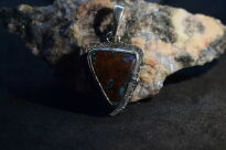 Wisiorek Opal Australia Boulder Srebro 925 - 11